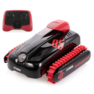 ماشین کنترلی تانک دوزیست آب و خاک قرمز Amphibious Car Waterproof Remote Control 1:16 -اسباب بازی